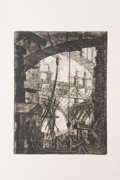 Piranesi Giovan Battista (1720-1778) Carceri D'invenzione. Tavola Numero IV. Roma, Regia Calcogra...