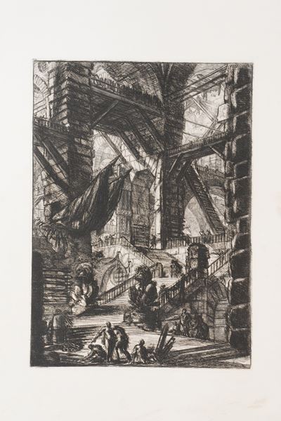 Piranesi Giovan Battista (1720-1778) Carceri D'invenzione. Tavola Numero VIII. Roma, Regia Calcog...