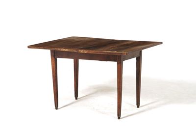 Tavolo Rustico con Piano a Libro. XIX Secolo