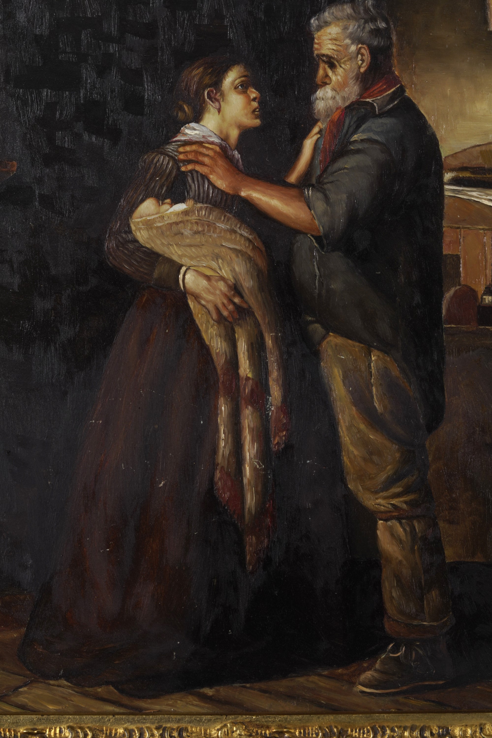 Scuola del XIX Secolo Interno con Figure