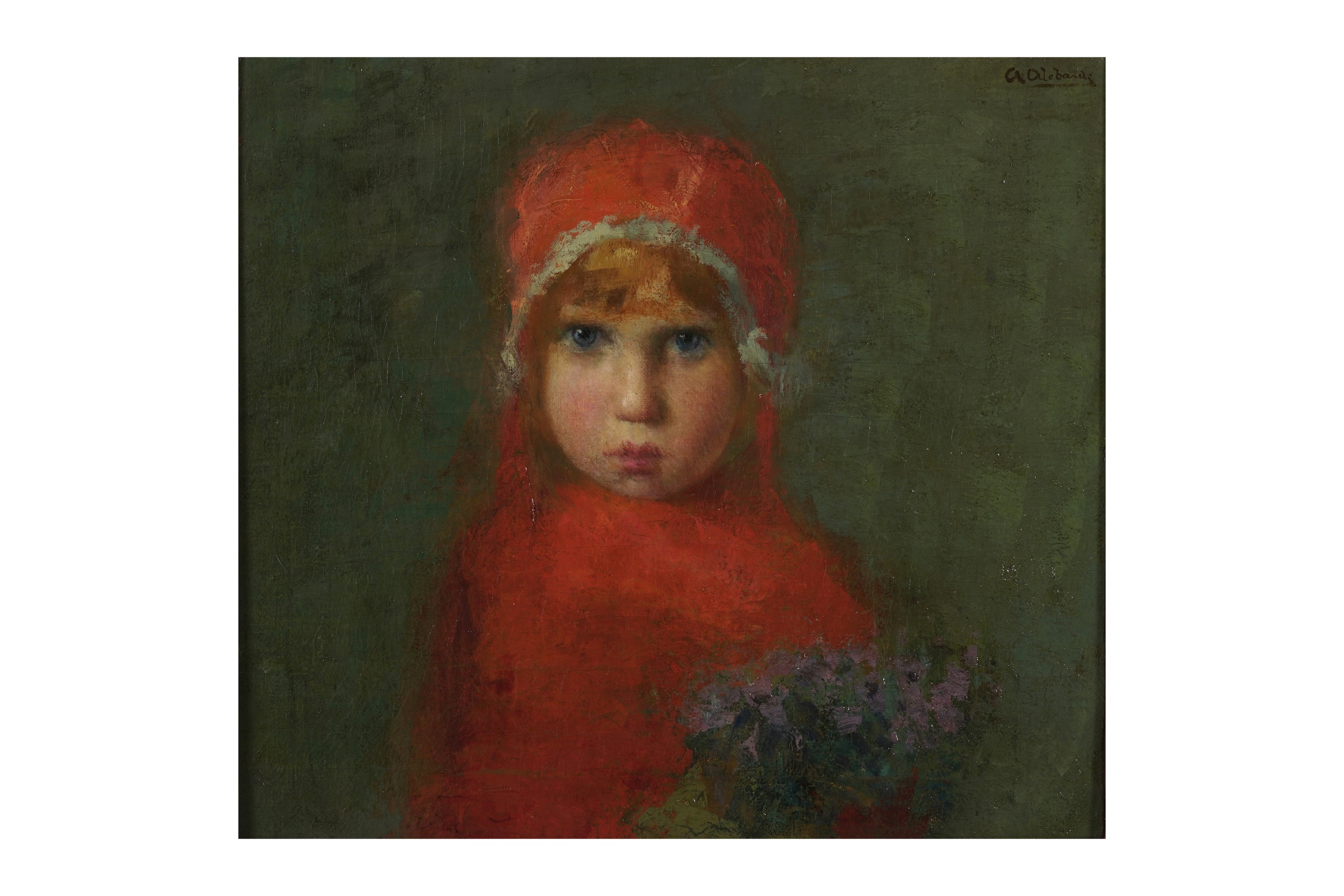 Angiolo Alebardi - Ritratto di Bambina