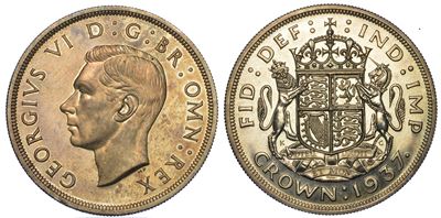 Regno Unito. George Vi, 1936-1952. Lotto di Quindici Monete.