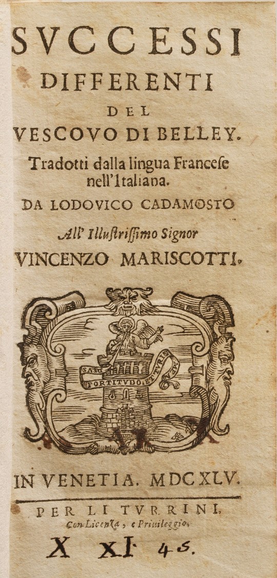 Torquato Tasso le Belle Giornate del Mondo Creato... Venezia, 1609
