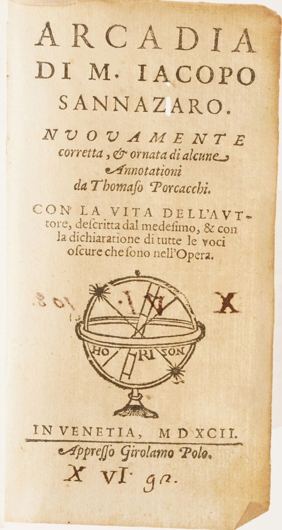 Torquato Tasso le Belle Giornate del Mondo Creato... Venezia, 1609