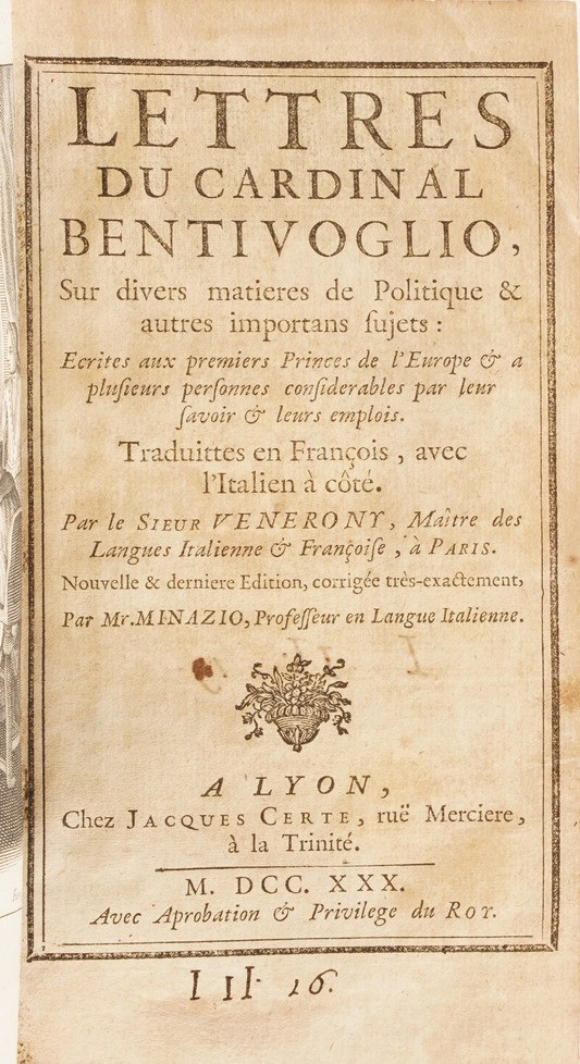 Raccolta di Volumi Miscellanei dal XVI al XVIII Sec.