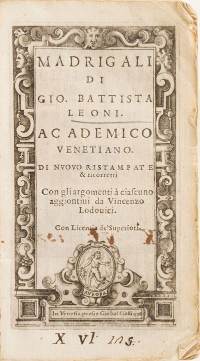Ferrante Guisone la Divina Settimana... Venezia, 1601