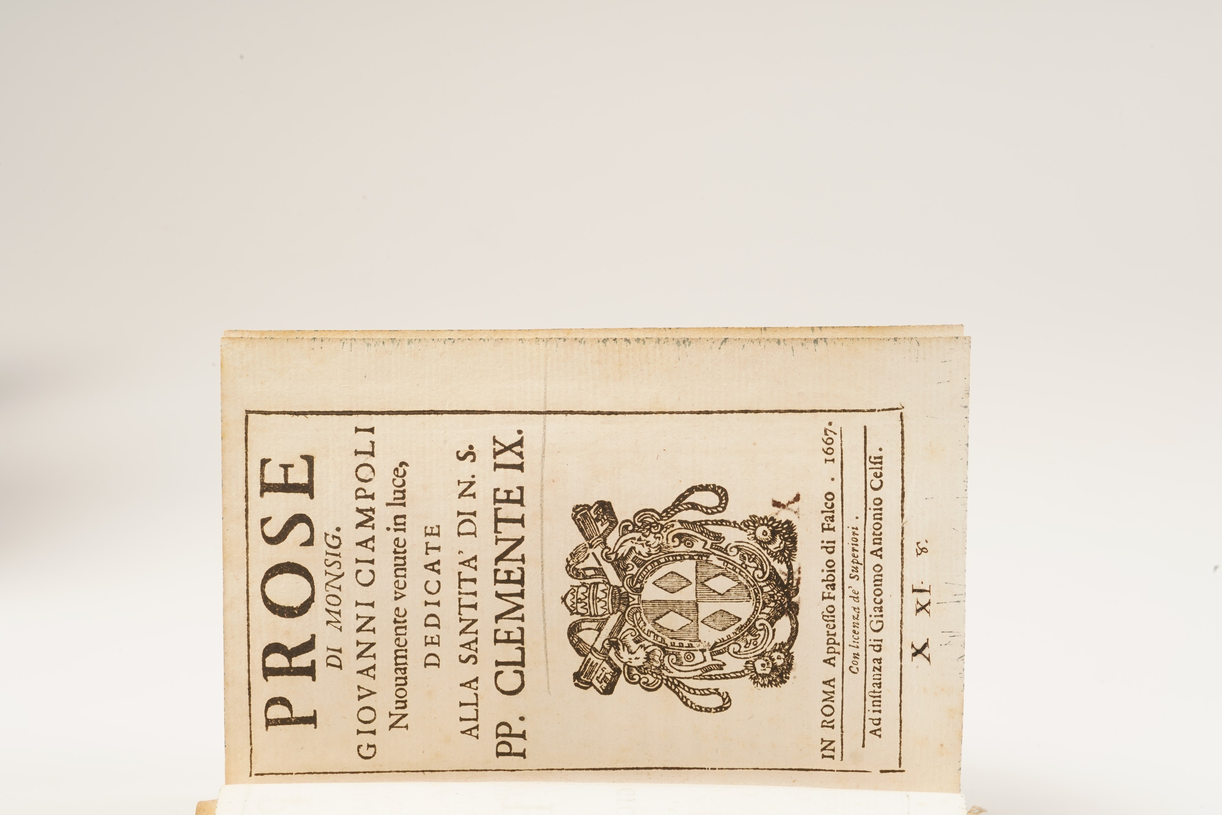 Giovanni Ciampoli Prose... Roma, 1667