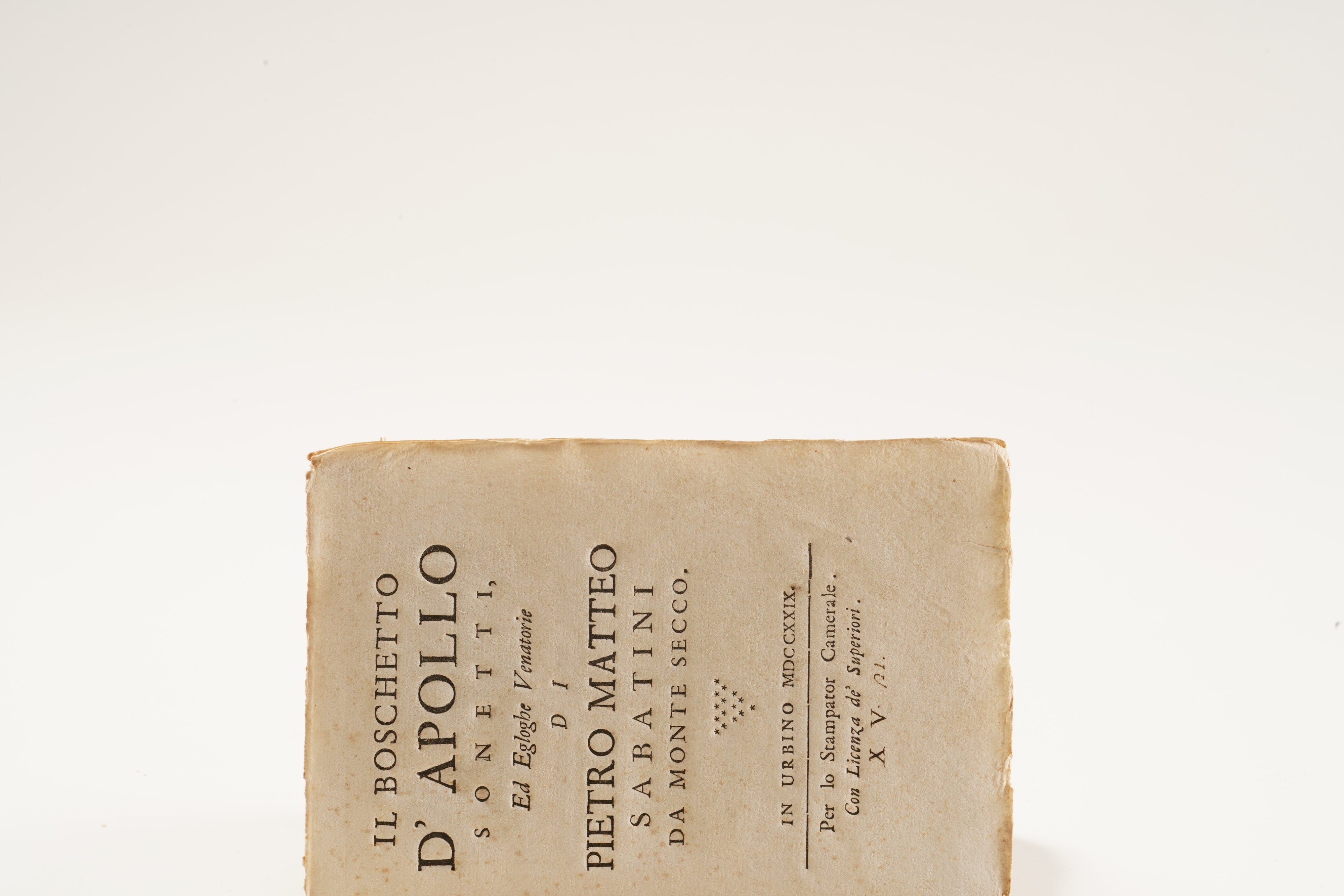 Battista Lalli Egloghe Et Ultime Poesie del Lalli... Roma, 1638