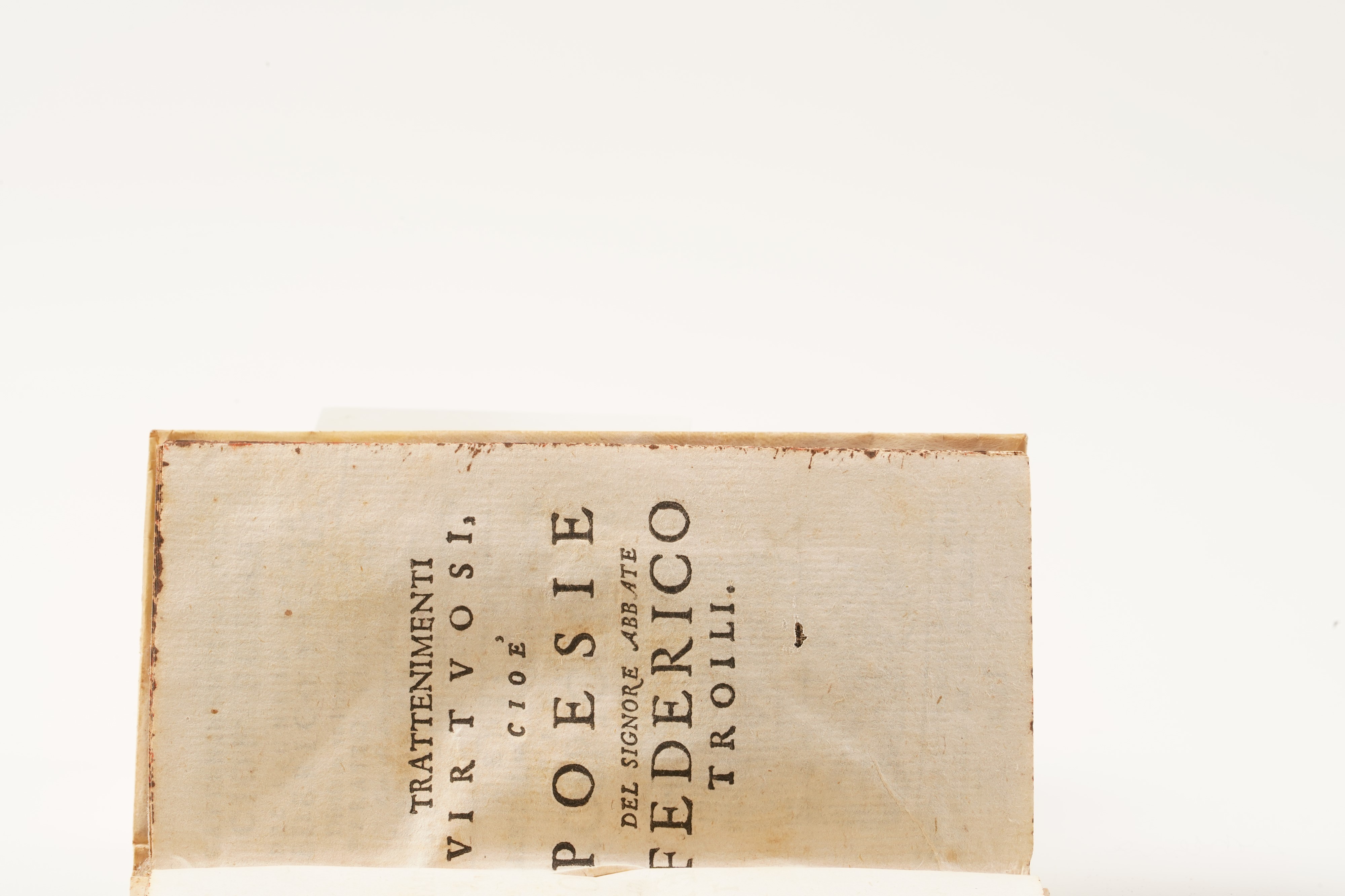 Federico Troilli Trattenimenti Virtuosi... Ancona, 1667