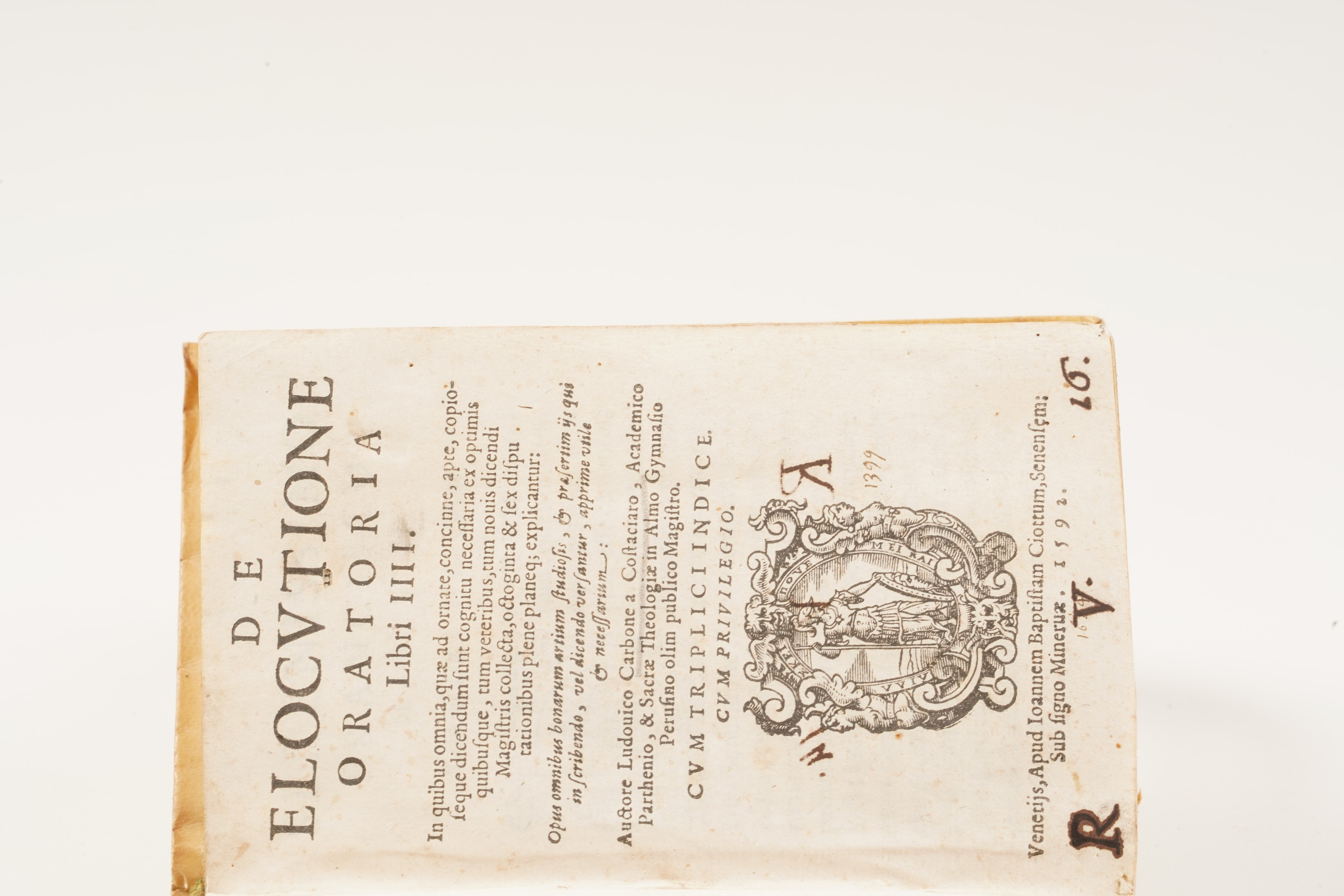Francesco Patrizi Francisci Patrici Senensis De Regno Et Regis Institutione, Libro IX... Parigi, ...