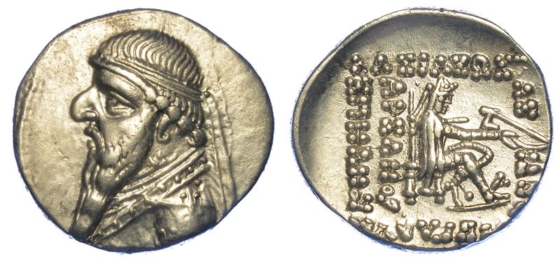 PARTHIA - ARSACIDI. MITHRADATES II, 123-88 a.C. Dracma.  - Auction Numismatics - Cambi Casa d'Aste