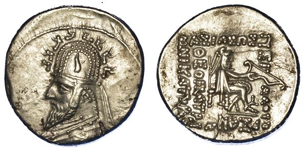 PARTHIA - ARSACIDI. SINATRUKES, 93-69 a.C. Dracma.