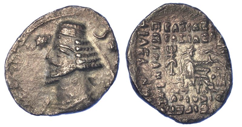 PARTHIA - ARSACIDI. ORODES II, 57-38 a.C. Dracma.  - Asta Numismatica - Cambi Casa d'Aste