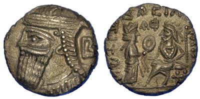 Parthia - Arsacidi. Vologases IV, 147-191. Tetradracma.