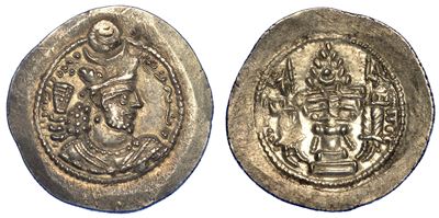 Persia - Sasanidi. Varhran (bahram) V, 420-438. Dracma.