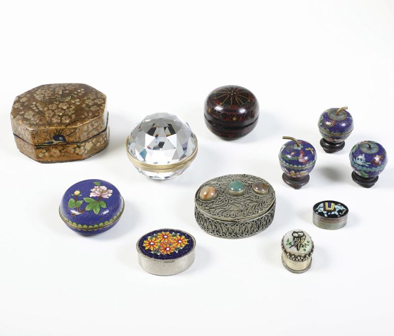 Lotto di 10 scatolette di diversa manifattura  - Auction Antiquariato - Cambi Casa d'Aste