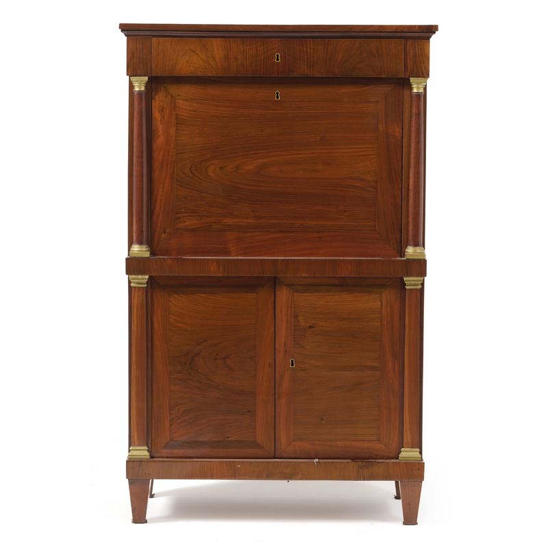 Secretaire Impero lastronato. XIX secolo  - Auction Antiques - Cambi Casa d'Aste