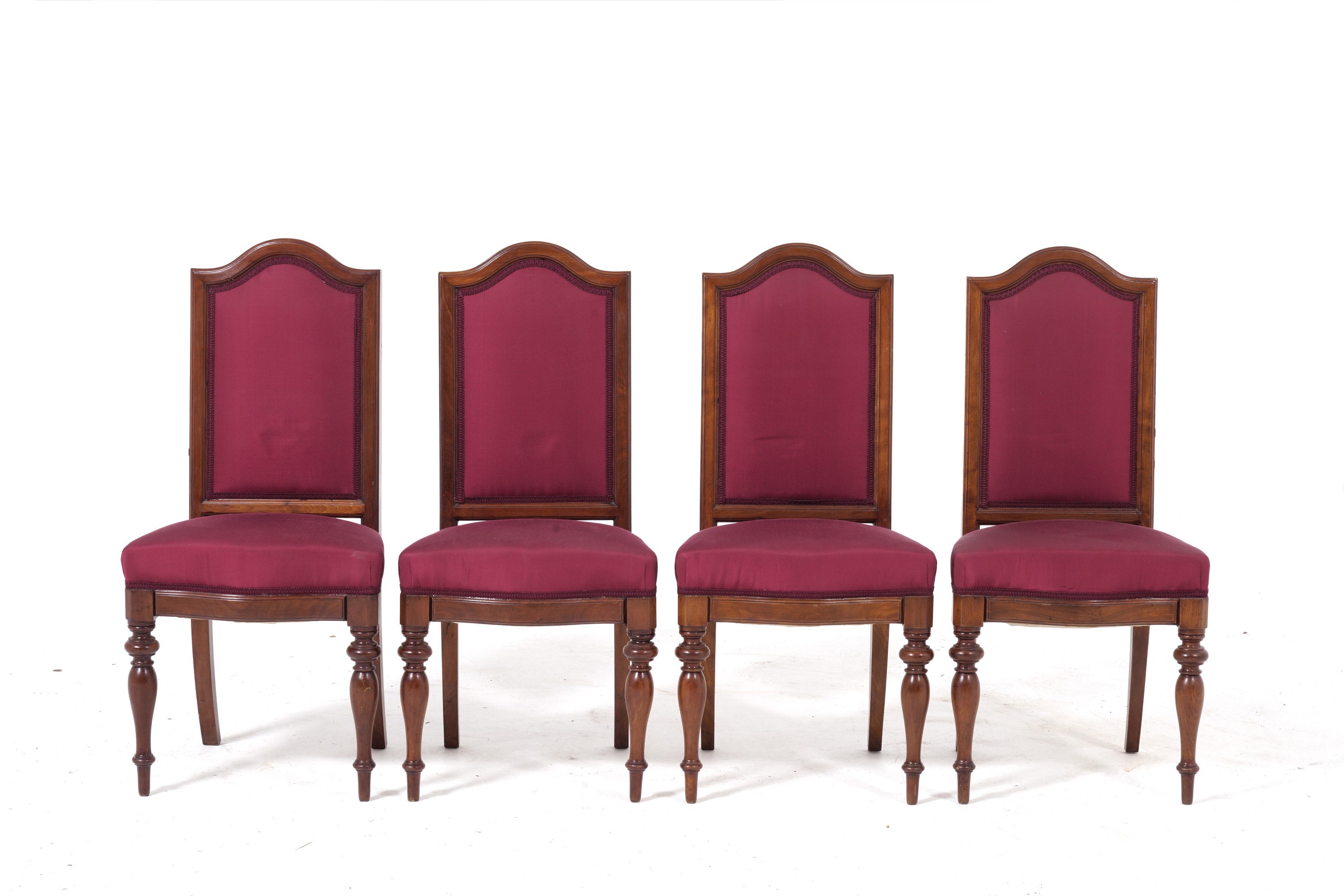 Gruppo di otto sedie, XIX secolo