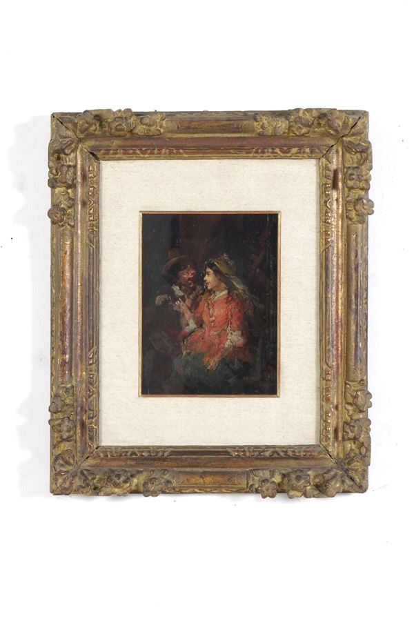 Scuola del XIX secolo Scena di genere