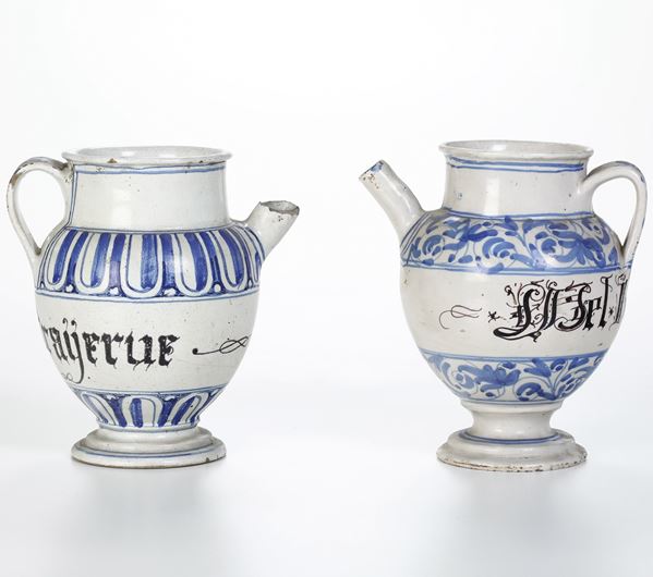 Due orcioli. Veneto, XVIII secolo.