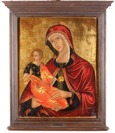 Icona Raffigurante la Deipara Chrysafitissa