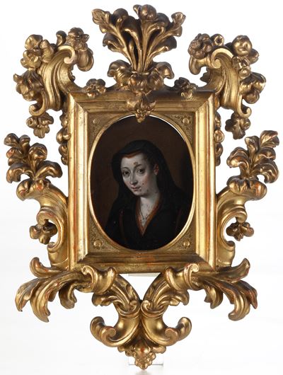 Scuola Romana del XVI Secolo Ritratto Femminile