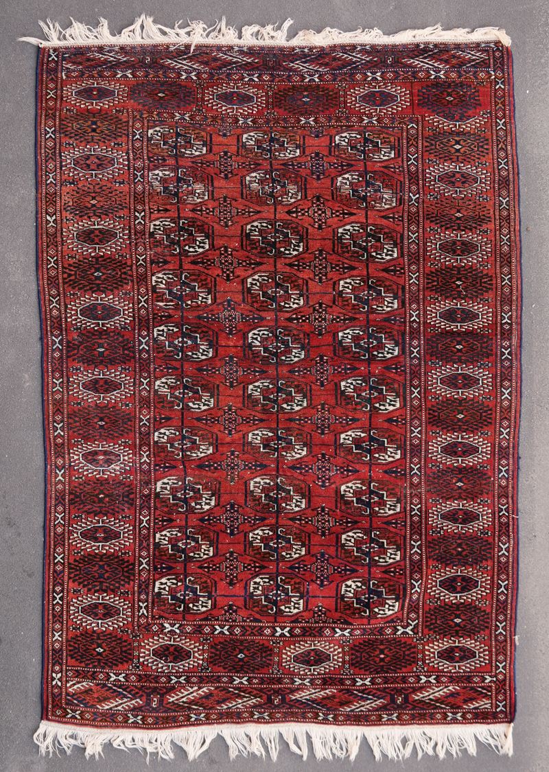 Tappeto Turkmeno, XX secolo  - Auction Carpets - Cambi Casa d'Aste