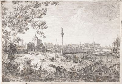 Giovanni Antonio Canal Detto Canaletto (1697-1768) Veduta Fantastica di Padova. Venezia, Pasquali...
