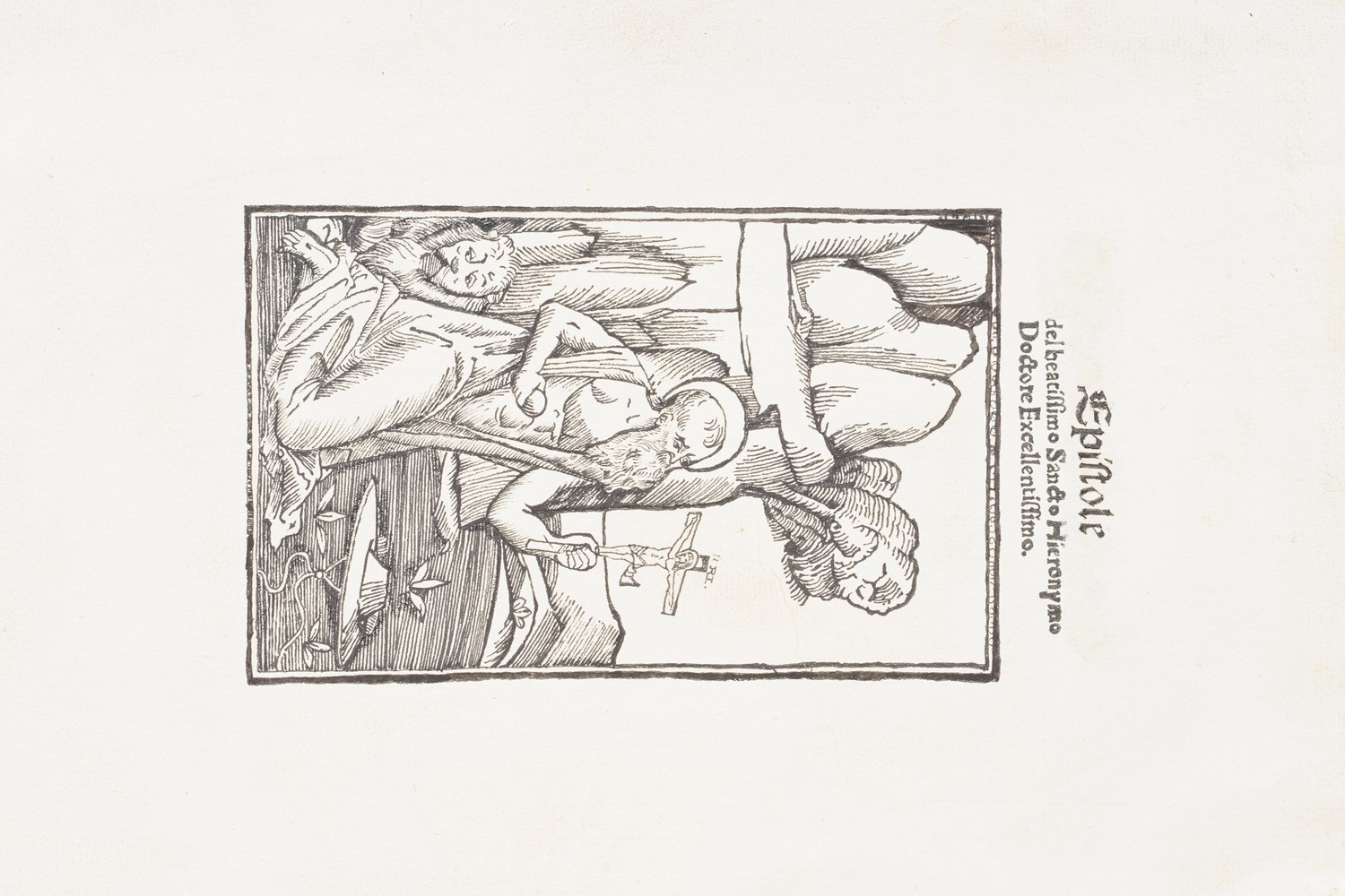 San Gerolamo, Epistolae Sancti Hieronymi, edizione contraffatta del XVI secolo