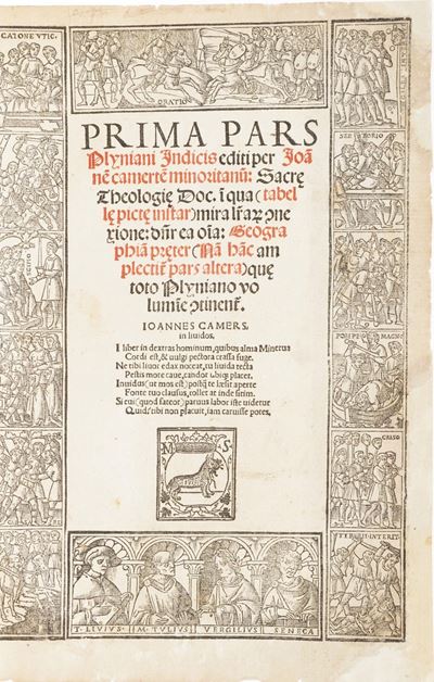 Gaio Plinio Secondo (plinio il Vecchio) De Naturalis Historiae... Venezia, Melchiorre Sessa, 1525