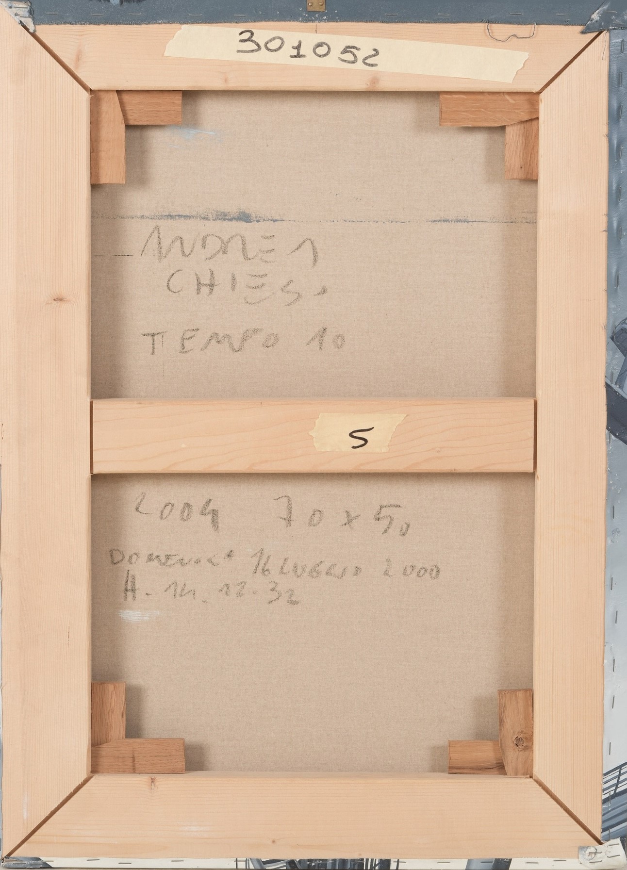 Andrea Chiesi - Tempo 10, olio su tela