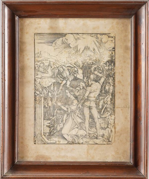 Albrecht Dürer (1471-1528) Il martirio di Santa Caterina (1498 circa)  