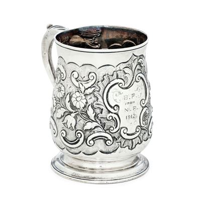 Thomas Wallis I, Mug con dedica e data «Londra, 1776»