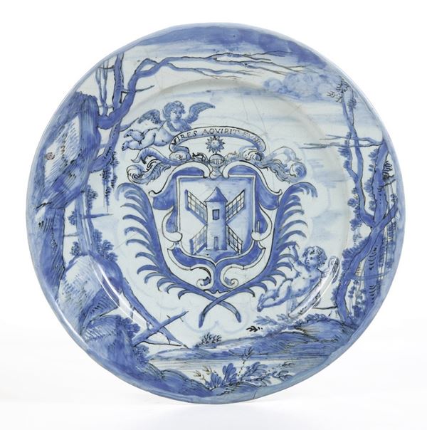 Piatto. Savona, XVIII secolo.