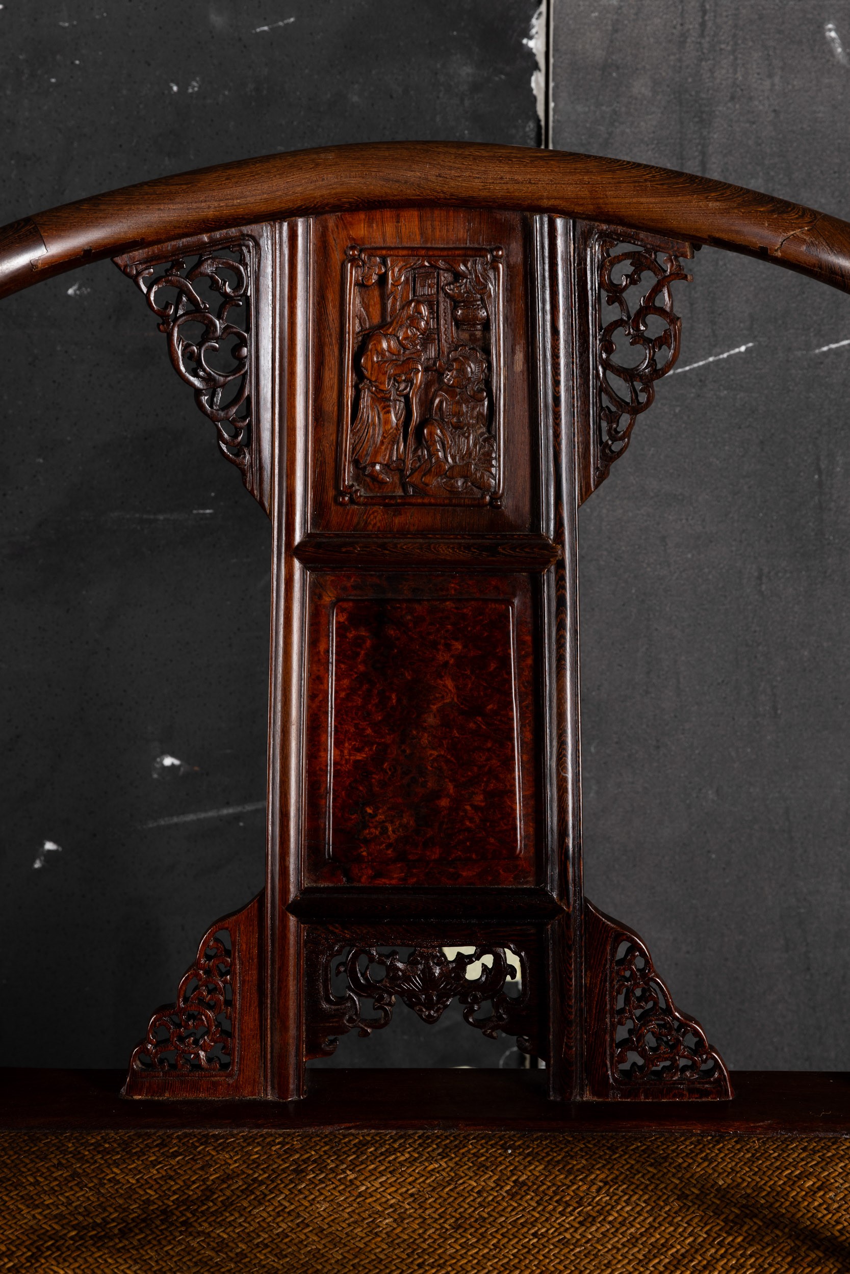 Coppia di Sedie in Legno Homu, Cina, XIX Secolo