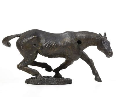 Fonditore del XX secolo, Cavallo, bronzo fuso e patinato