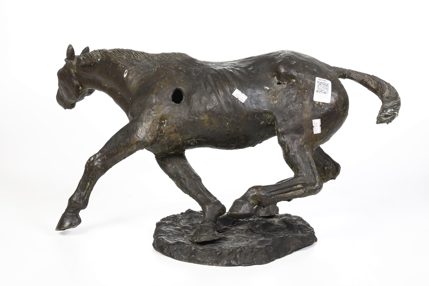 Fonditore del XX secolo, Cavallo, bronzo fuso e patinato