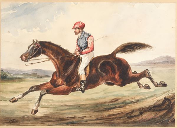 Antoine Alphonse Montfort - Horse and Rider