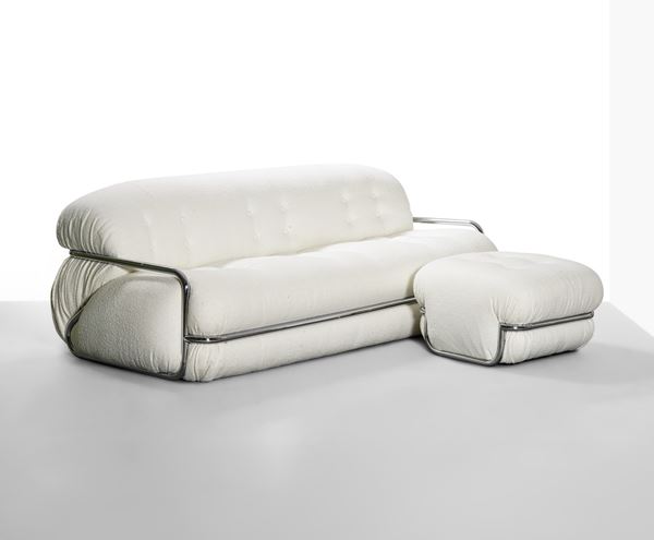 Mario Sabot - Set di divano con poggiapiede.
