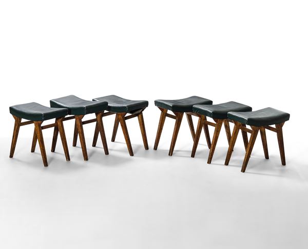 Set di sei sgabelli