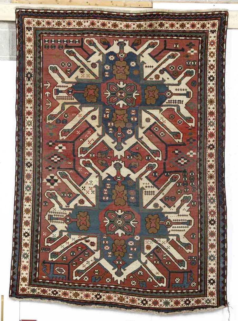 Tappeto Adler Kazak, Caucaso fine XIX secolo  - Auction Carpets - Cambi Casa d'Aste