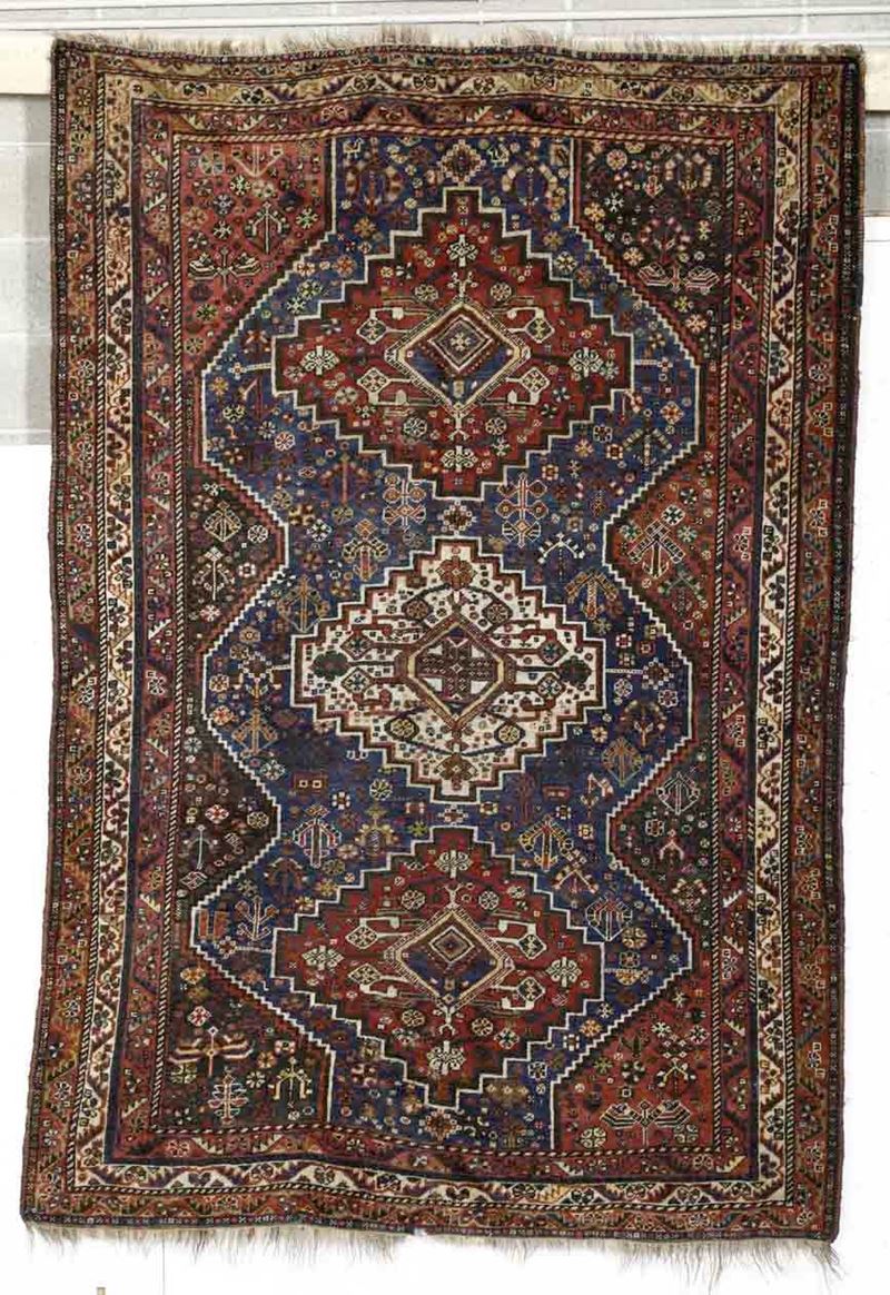 Tappeto sud Persia, fine XIX inizio XX secolo  - Auction Carpets - Cambi Casa d'Aste