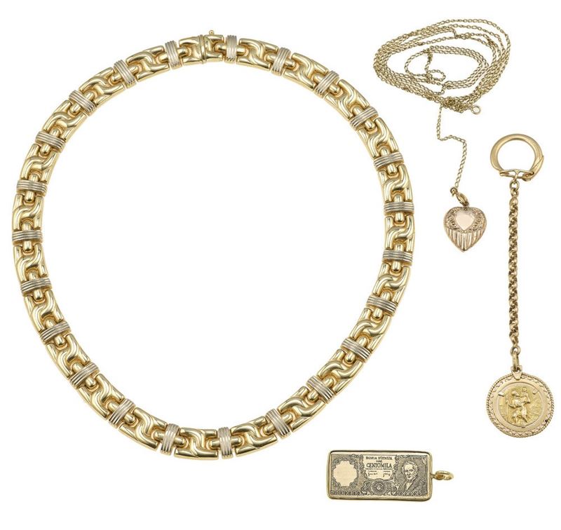 Group of gold jewels  - Auction Jewels - Cambi Casa d'Aste