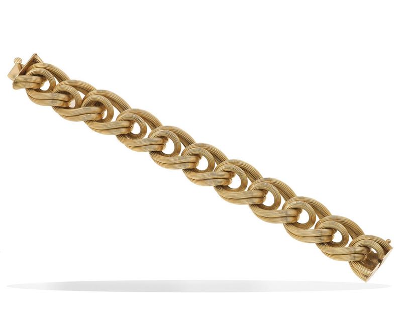 Gold bracelet  - Auction Vintage Jewellery - Cambi Casa d'Aste
