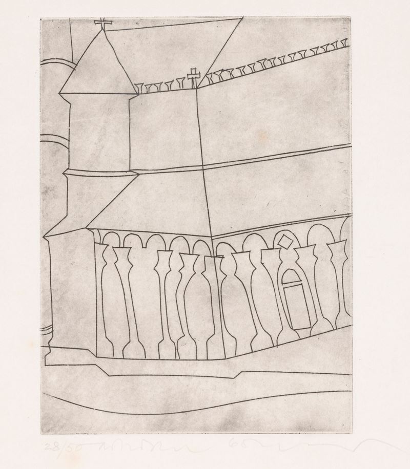 Ben Nicholson - Fragment Of Tuscany Cathedral