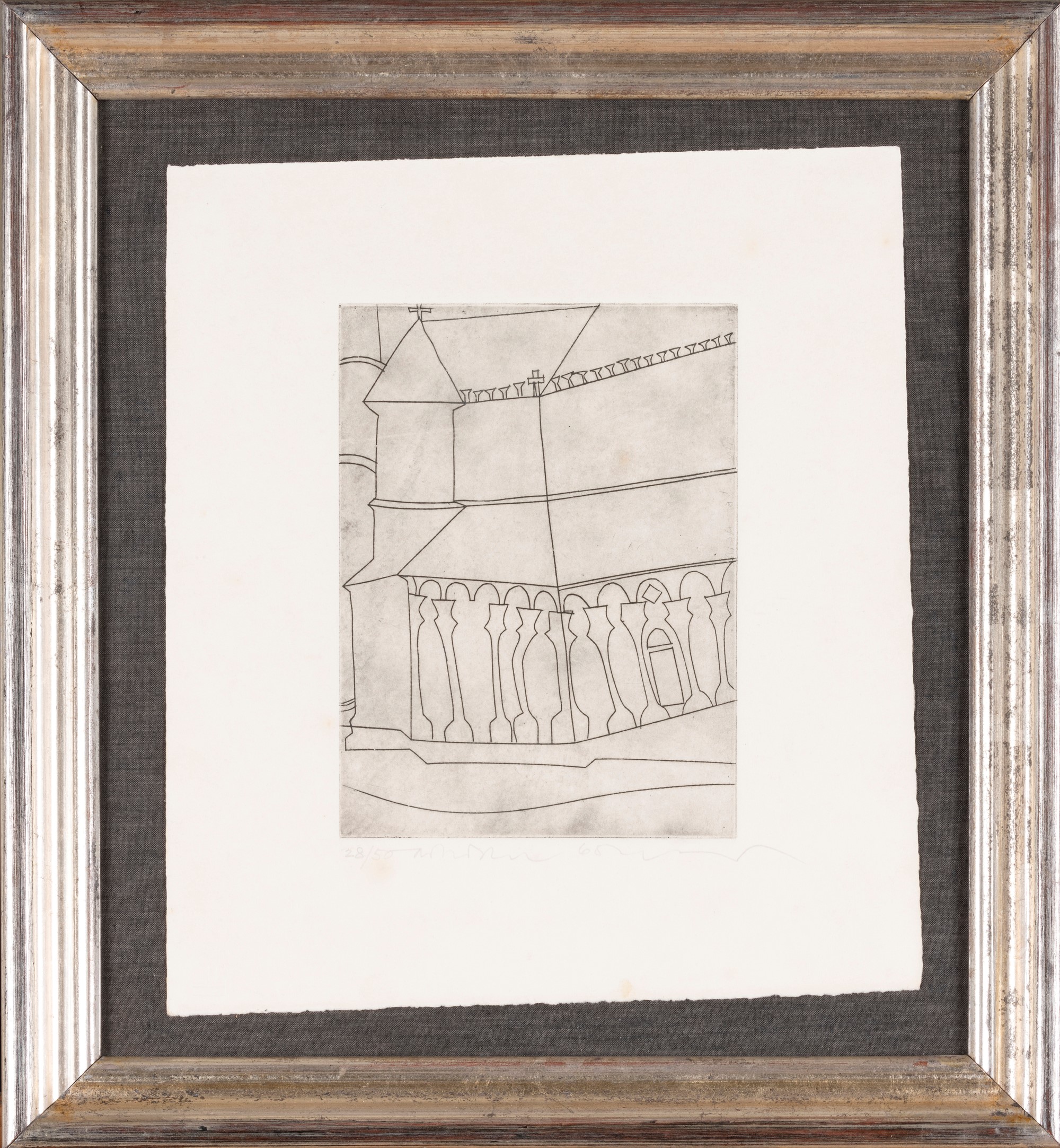 Ben Nicholson - Fragment Of Tuscany Cathedral