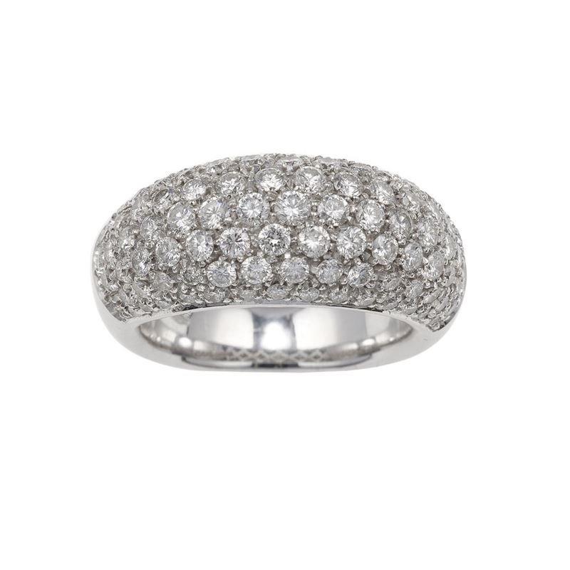 Diamond and gold ring  - Auction Jewels - Cambi Casa d'Aste