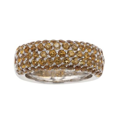 Anello con Quarzi Citrini