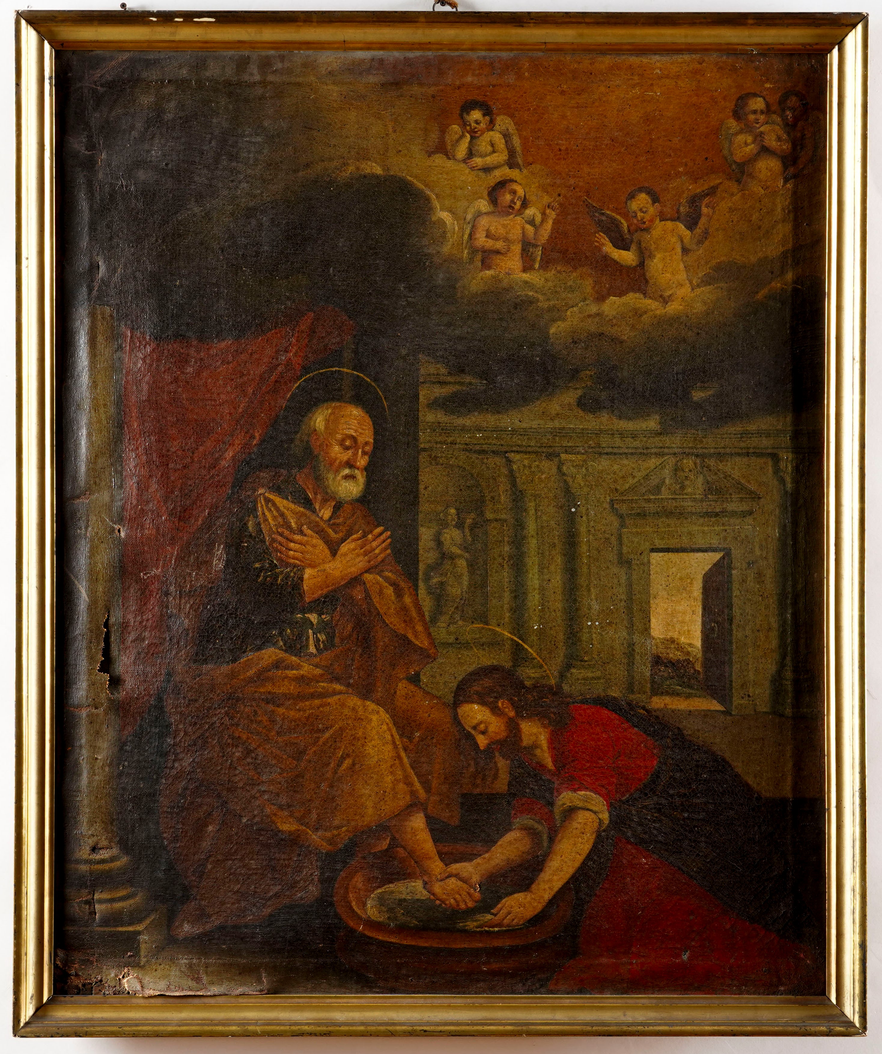 Scuola del XVIII Secolo Lavanda dei Piedi