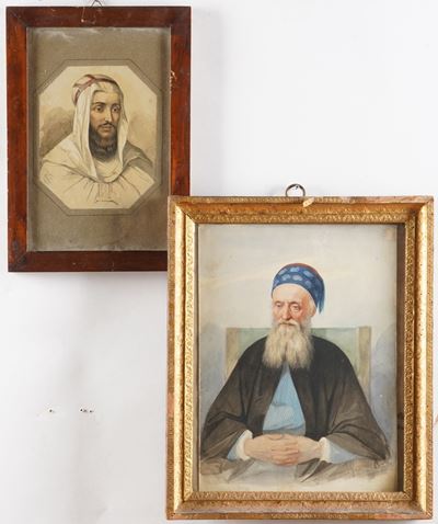 Scuola del XIX Secolo Due Ritratti